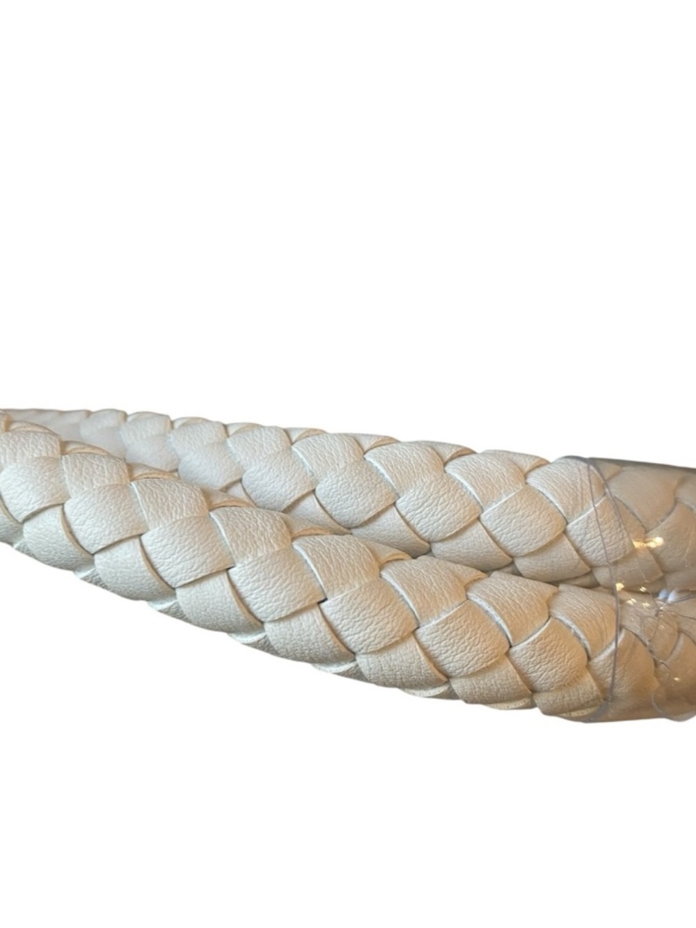 Nanette Lepore Cream Textured Tote with Scarf Accent - Picture 9 of 13